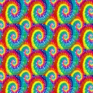 Tie Dye Fabric, Rainbow Tie Dyed Fabric, Rainbow Tie Dye Spandex Knit Fabric, Tie Dye Stretch Velvet, Bullet Knit, Liverpool Fabric (TDYE1) imagen 1