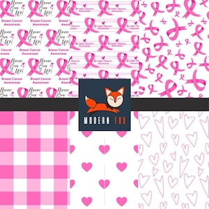 BCA22 - Breast Cancer Awareness Fabric, Pink ribbon, Pink Bows, Awareness Month, Breast Cancer Fabric By the yard, Custom Print Fabric
