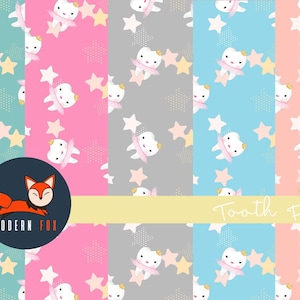 Tooth Fairy Fabric, Health Care Fabric, teeth tooth Fabric, Dentistry Fabric, Custom Printed Fabric (TFARY1)