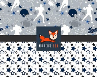 Sport Fabric, Football Fabric By the yard, Custom Printed Fabric (CFT4)