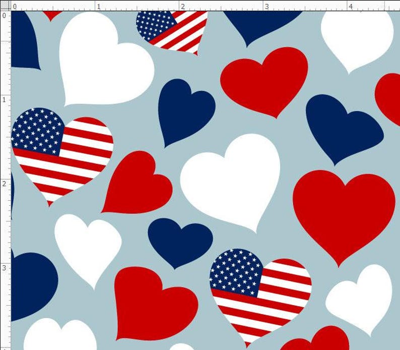 Star Spangled Fabric, Patriotic Stars Fabric, White Stars Red Stars Blue Stars Fabric, Fourth of July Fabric by the Yard (ID12) afbeelding 2
