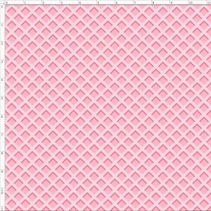 Waffle Fabric, Ice Cream Fabric, Breakfast Fabric, Chocolate Fabric (WFL2) PINK