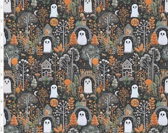 HAL234 - Please read before ordering this print--This pattern is a PRINTED Embroidery Fabric, NOT Actual Embroidery Fabric, NO Texture