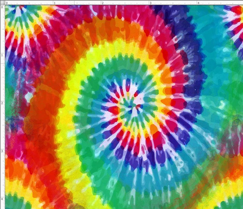 Tie Dye Fabric, Rainbow Tie Dyed Fabric, Rainbow Tie Dye Spandex Knit Fabric, Tie Dye Stretch Velvet, Bullet Knit, Liverpool Fabric (TDYE1) imagen 2
