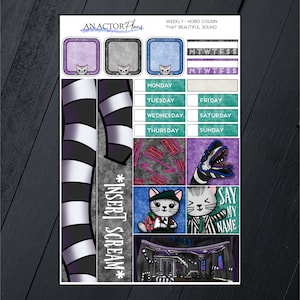 That Beautiful Sound // Hobonichi Cousin Planner Weekly Mini Kit // Broadway // Colonne verticali da 1,3"