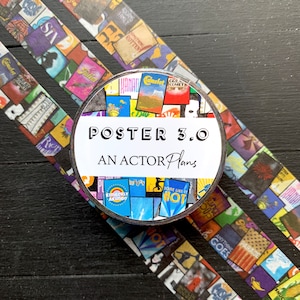 Broadway Poster 3.0 // Washi Tape // Cute Theatre Bullet Journal Gift