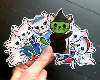 Paw-pular // Broadway Waterproof Vinyl Theatre Die Cut Sticker for laptops and waterbottles