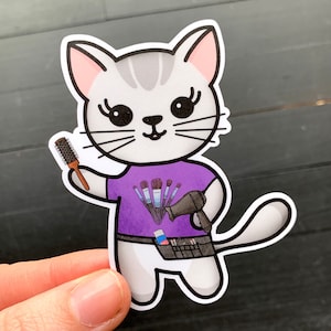 Hair & Make-up Designer // Mabel the Cat // Broadway Theatre Production Stage Crew Waterproof Vinyl Sticker