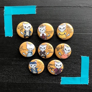 Hamil-strays  -  1 Inch Pin Back Button Set