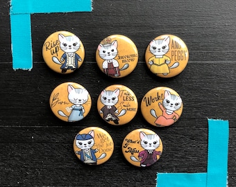 Hamil-strays  -  1 Inch Pin Back Button Set