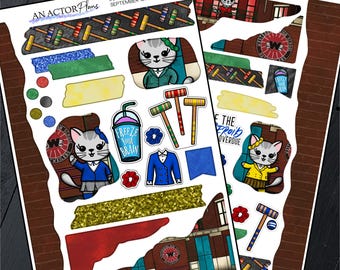 Heathers // Journal Sticker Kit // Broadway Theatre // For planners, journals, notebooks, actors, director