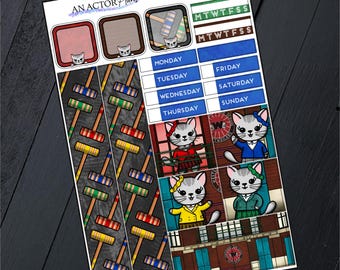 Heathers // Hobonichi Cousin Planner Weekly Mini Kit // Broadway // Vertical 1.3" Columns