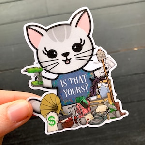 Props Designer // Mabel the Cat // Broadway Theatre Production Stage Crew Waterproof Vinyl Sticker