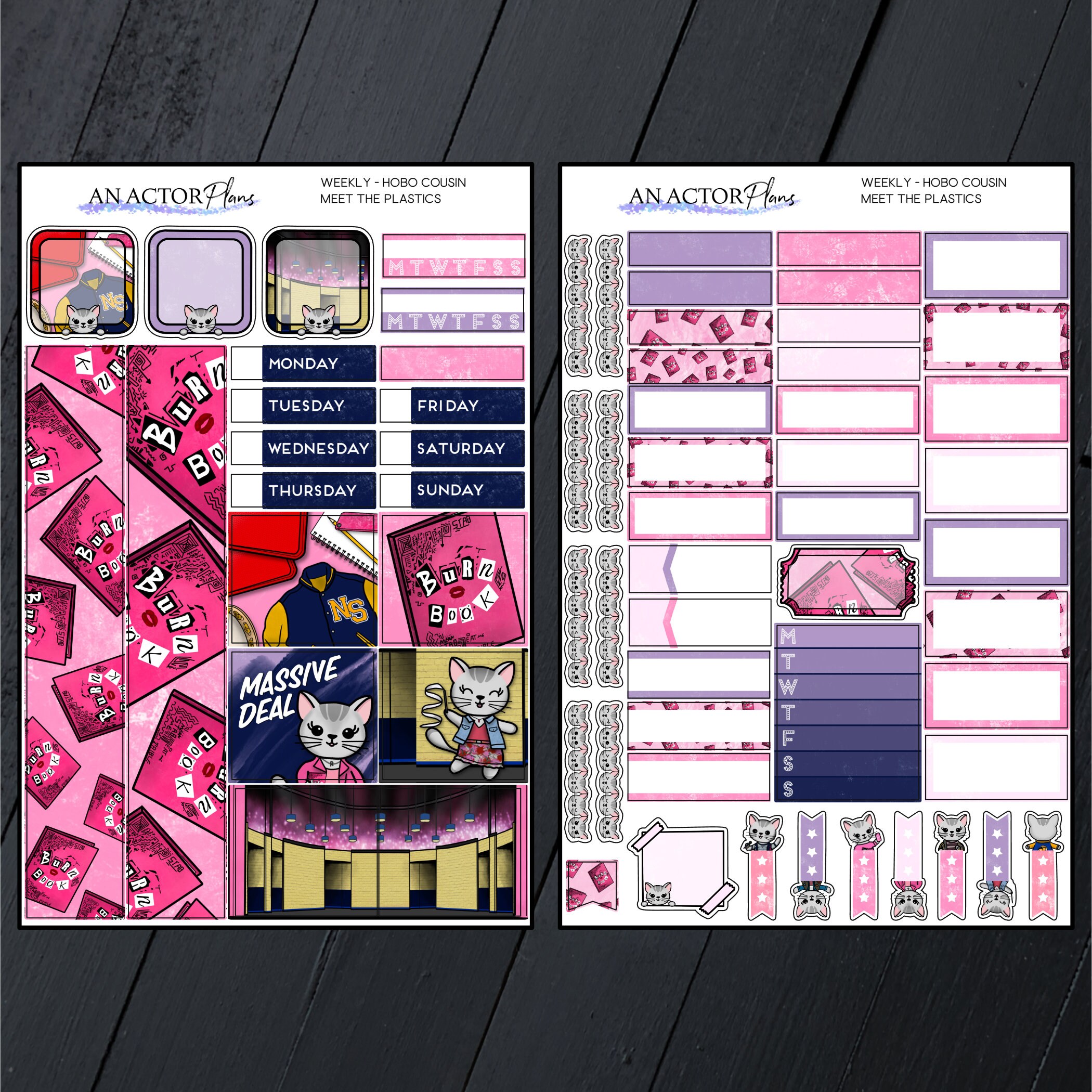 Meet the Plastics // Hobonichi Cousin Planner Weekly Mini Kit ...