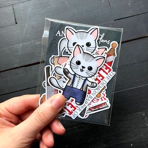 Sweeney Pawed - Waterproof Vinyl Broadway Sticker Pack