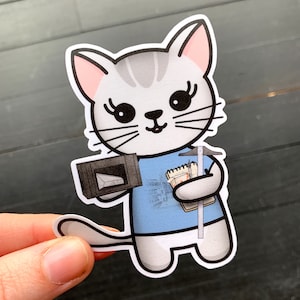 Set Designer // Mabel the Cat // Broadway Theatre Waterproof Vinyl Sticker