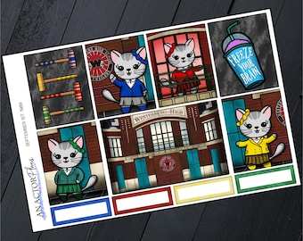 Heathers // Planner Weekly Mini Kit // Broadway // Vertical 1.5" Columns