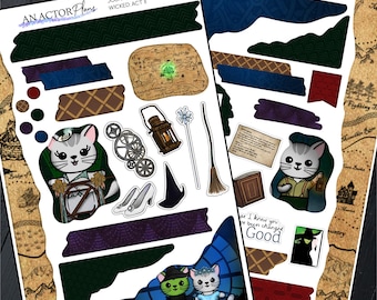 LICKED Act II  // Journal Sticker Kit // Broadway Theatre // For planners, journals, notebooks, actors, director