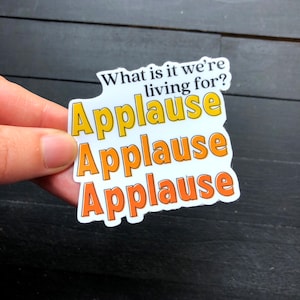 Applause - Theater Die Cut Sticker