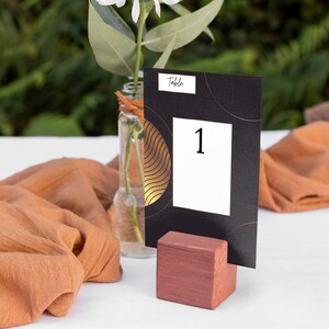 Modern ball on black and white background table number template