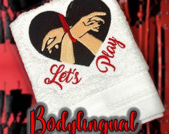 Let's Play - Luxury Couples Love Towels