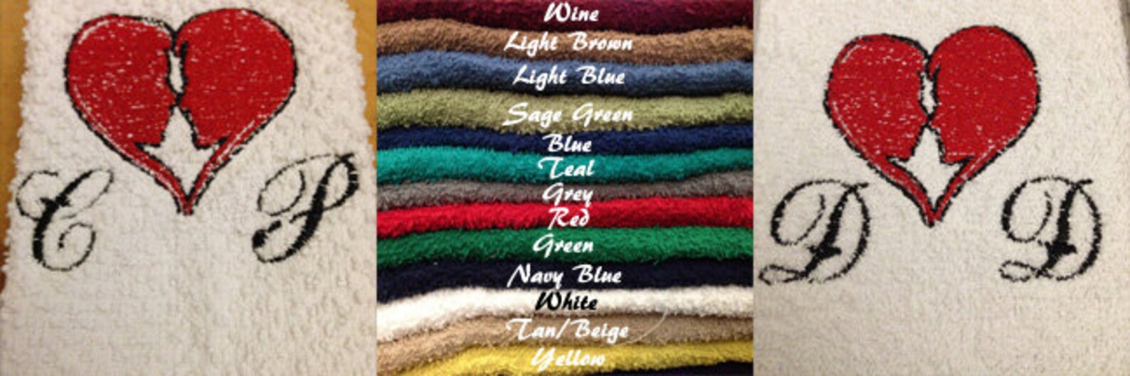 Custom Embroidery Wash Cloths & Personalization Etsy