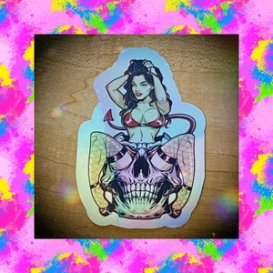 Custom Holographic Vinyl Stickers, Water Resistant