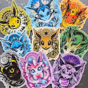 Eeveelutions Sticker Pack