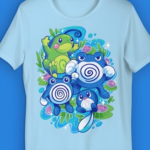 Poliwag Family Unisex t-shirt, Bella + Canvas,  Sizes S- 4XL