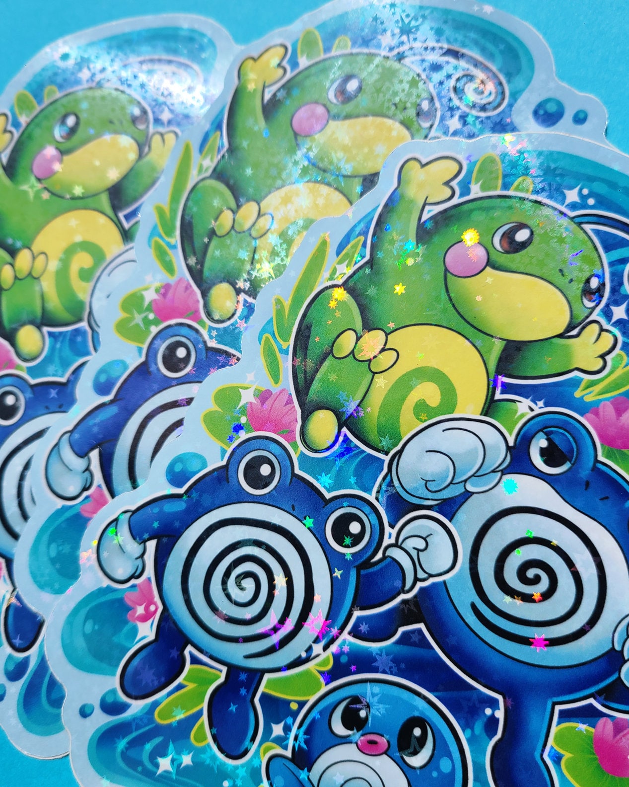 Poliwag Poliwhirl Poliwrath Politoed Evolution Family BIG poliwag-poliwhirl-poliwrath-politoed-evolution-family-big