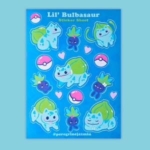 Lil Bulbasaur Sticker Sheet