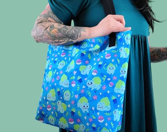 Bulbasaur Pattern Tote bag