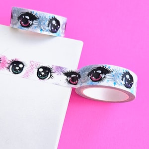 Kawaii Shojo Anime Eye Washi Tape 1.5cm