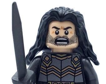 Lego MINIFIGURE Hobbit Lord of the Rings - Kili the Dwarf - Gold Buckle