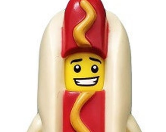Lego Minifigure Hot Dog Man Series Etsy