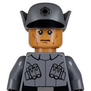 Lego Star Wars MINIFIGURE First Order Officer Lieutenant Captain