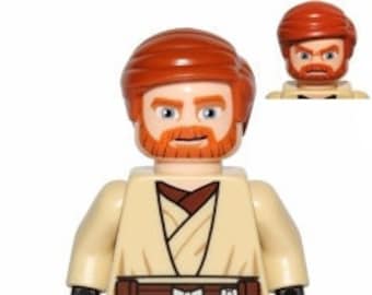 Lego Star Wars MINIFIGURE Obi-Wan Kenobi Medium Nougat Legs