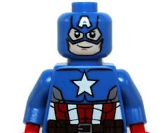 Captain america lego figure sale