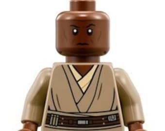 MINIFIGURA Lego Star Wars Jedi Mace Windu (piernas color canela oscuro)