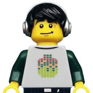 Lego MINIFIGURE DJ Series Etsy
