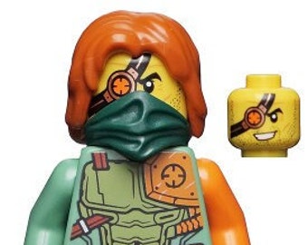 Lego MINIFIGURE Ninjago Ronin Legacy Dark Green Bandana Etsy Canada