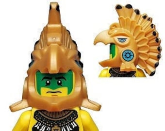 MINIFIGURE Lego vintage Guerriero azteco tatuato