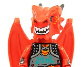 Vintage Lego MINIFIGURE Halloween Metal Dragon Monster Etsy Denmark