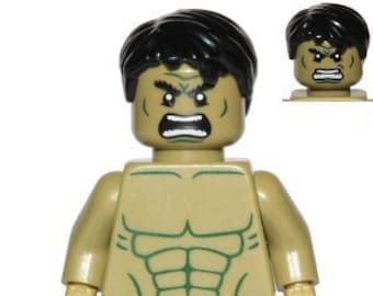 Lego MINIFIGURE Hulk - Dark Purple Pants with Dark Red Pattern