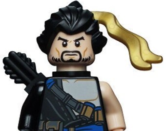 Lego MINIFIGURE OverWatch Hanzo Shimada Hanzo Samurai Warrior
