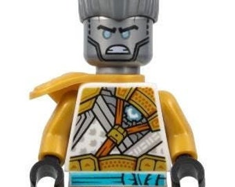 Lego MINIFIGURE Zane (Golden Ninja) - Crystalized, Hair
