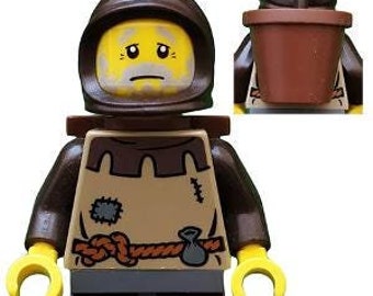 Lego MINIFIGURE Vintage Fantasy Era - Fantasy Era - Peasant Male Old