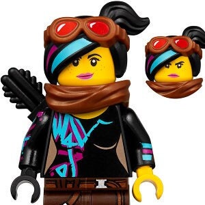 Wyldstyle lego figure top