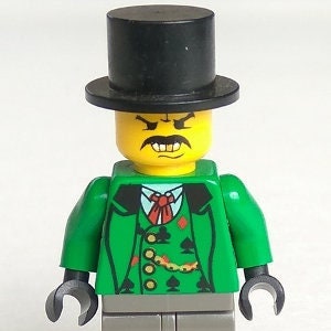 Lego MINIFIGUUR Cowboy Card Shark Poker Bandit Gokker