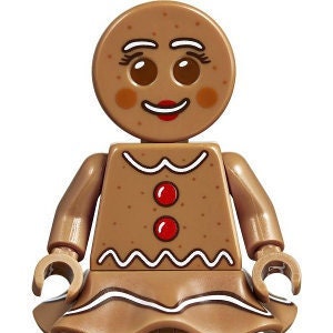 Lego MINIFIGURE Christmas Gingerbread Woman